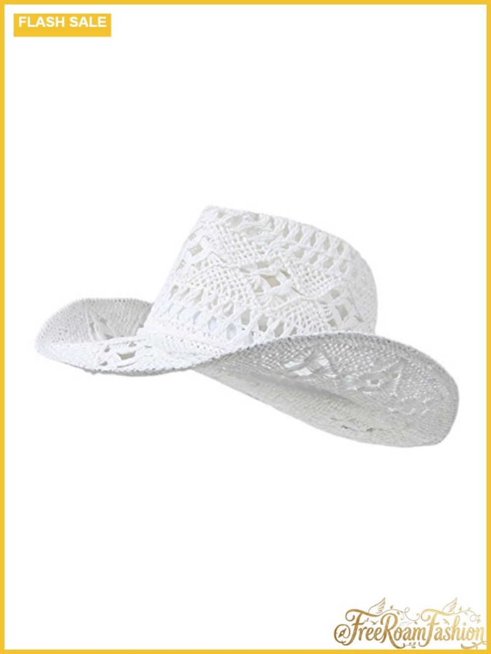 Woven Straw Cowboy Hat Roll Up Wide Brim Sun Hat with Chin Strap